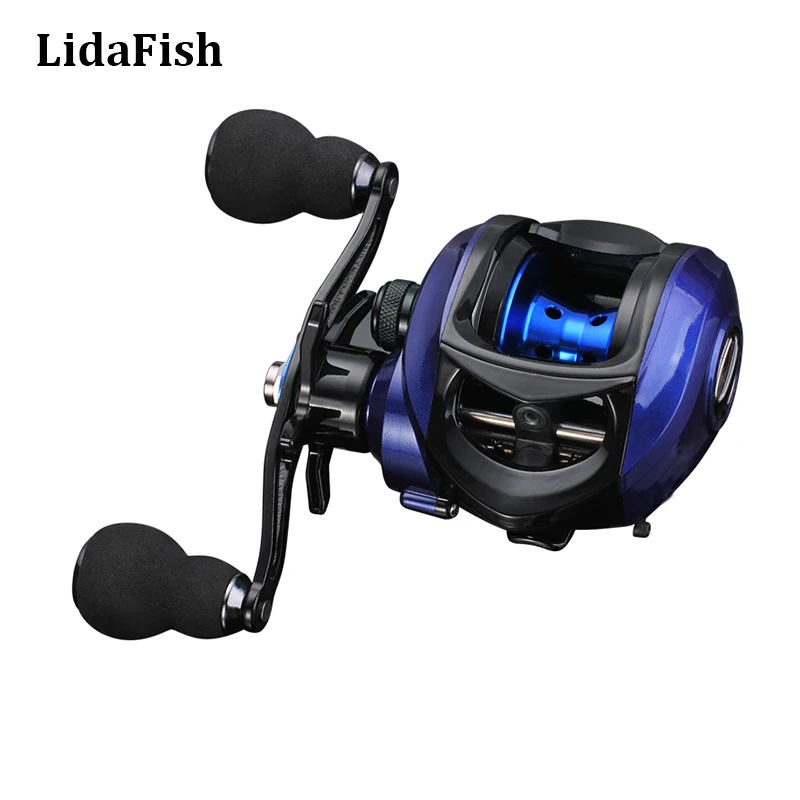 

LIDAFISH бренд 7,2: 1 Шестерни соотношение катушка для заброса приманки 230g 17 + 1BB упорные шариковые Подшипники Влево/правой Рыбная ловля колесо
