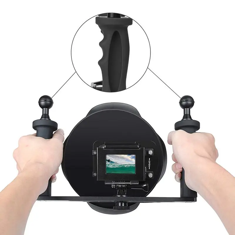 Модернизированная версия 5 0 стабилизатор лоток купол порт для GoPro Hero 5/6/HERO Черная