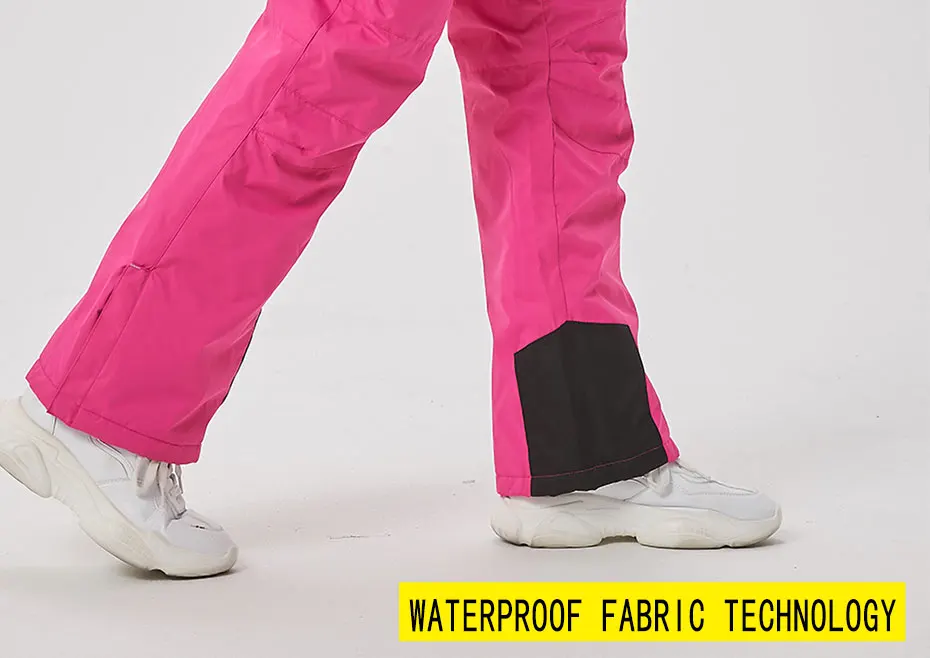 MUTUSNOW Skiing Pants Women's New Arrival Ski Trouser Snowboard Female High Quality Snow Pants Windproof Waterproof Breathable