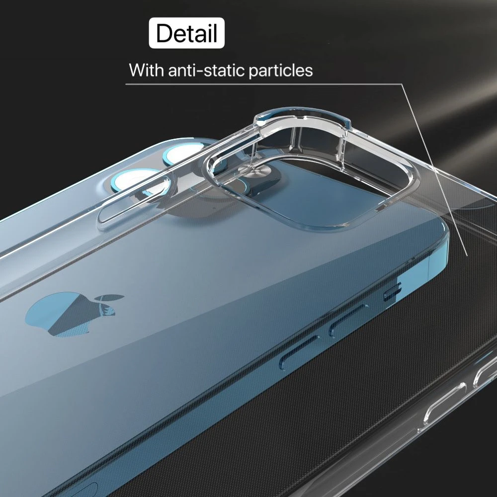 Mit Metallring Transparente Handyhülle für iPhone 18 17 16 15 14 12 11 13 Pro Max XS XR X Mini 8 7 Plus Weiche Silikon-Rückabdeckung – Detail 3
