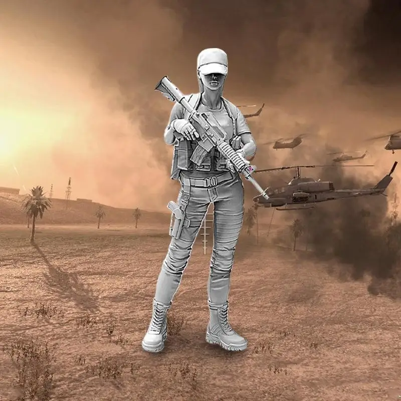 Высококачественные модели солдат из смолы 1/35 модные украшения для | Игрушки и