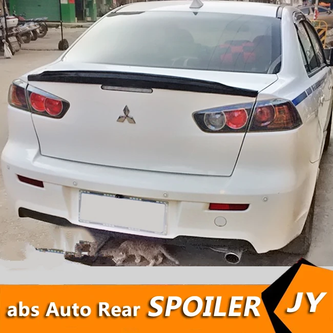 Для Mitsubishi lancer спойлер 2010-2015 высокого качества ABS Материал заднее крыло автомобиля