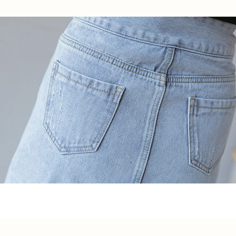 

LJSXLS 2021 New Spring And Summer Korean Style High Waist Harajuku Denim Skirt Women Fashion Sexy Mini A-line Skirts Jupe Femme