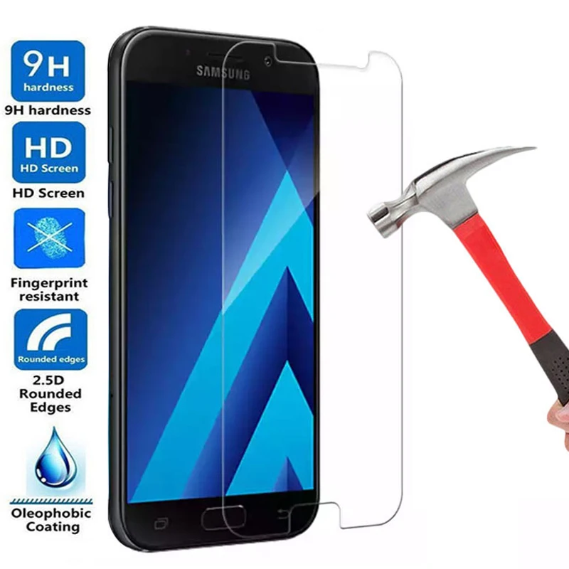 С уровнем твердости 9H закаленное Стекло на samsung Galaxy A5 A7 A3 A5 A7 A520 A720 Защитная пленка для мобильного HD защитная пленка