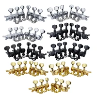 6 piece locking guitar machine heads tuner wear resistant 118 gear ratio with mounting screw for