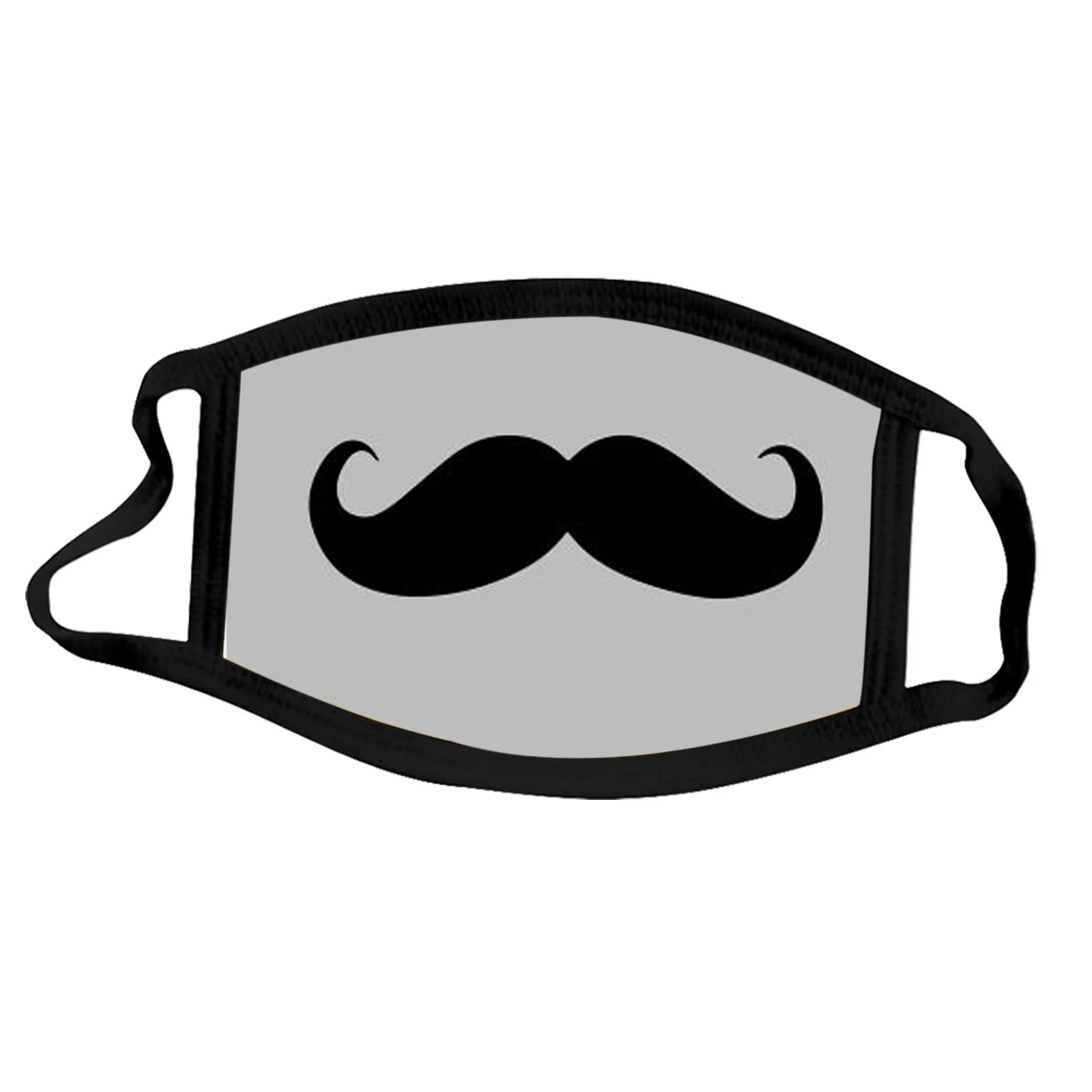 Маска для бороды дышащая многоразовая моющаяся взрослых с модным принтом |