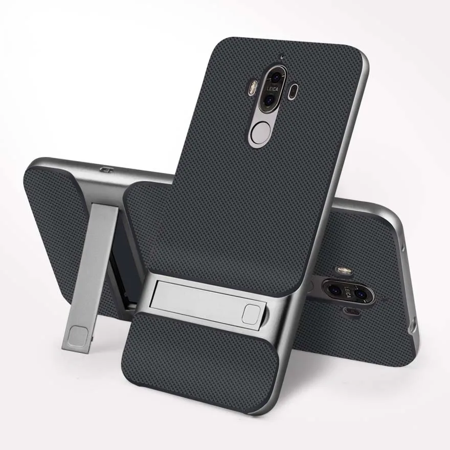 Royce Gray 3D крышка телефона на подставке чехол для huawei mate 9 силиконовый чехол TPU PC 360 Защитный чехол Funda huawei mate 9 mate 9 задняя Броня - Цвет: Royce Gray