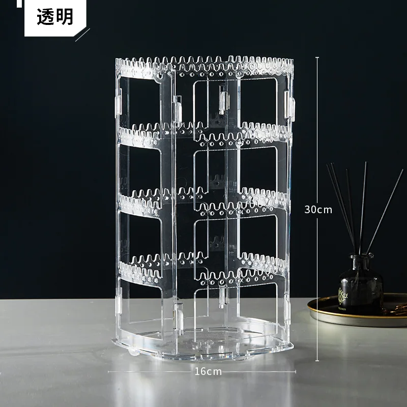 360 Rotating Earring Holder and Jewelry Organizer, 4/5Tiers Jewelry Rack Display Classic Stand for Necklaces Earrings Piercing