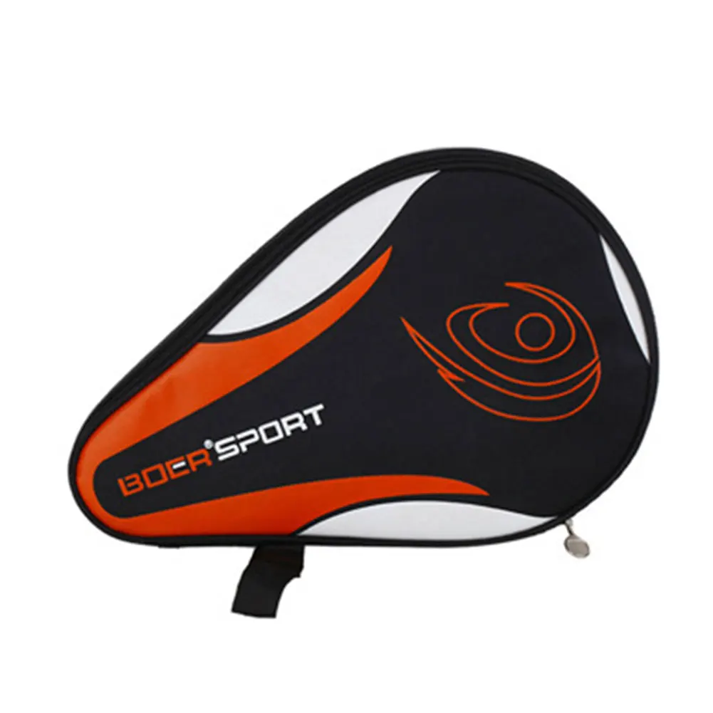

Waterproof Protective Sport Oxford Cloth Accessories Pingpong Case Equipment Training Table Tennis Racket Bag Zipper Gourd Shape
