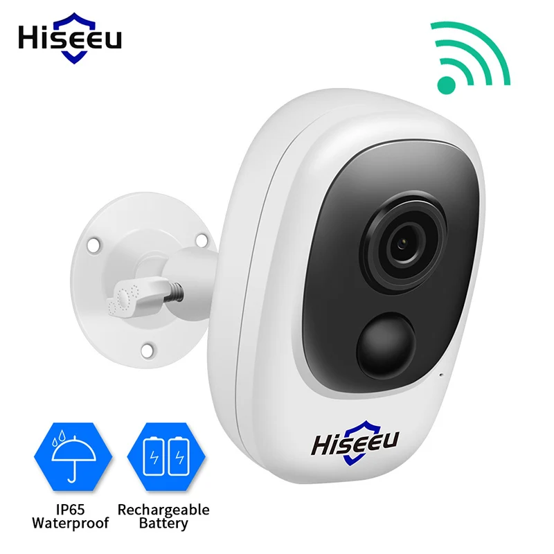 

IP-камера Hiseeu 1080P аккумуляторная, 2 МП, водонепроницаемая, с пассивным ИК датчиком движения