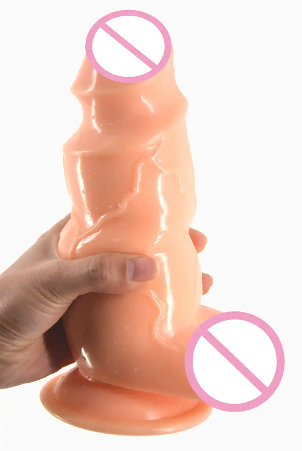 

FAAK Huge dildo suction cup Big dildo realistic penis ribbed extreme stimulate adult sex products sex toys for women anal dildo