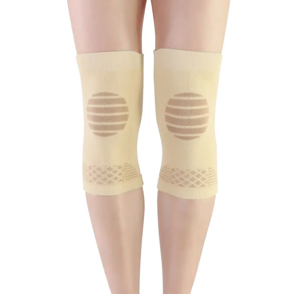 

1Pc Knee Pad Meniscus Protector Elastic Kneelet Breathable Knees Braces for Sport Running RidingBeige, Size S