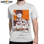 Футболка Yami с черным клевером, Мужская футболка из аниме, японская удивительная хлопковая Футболка с круглым вырезом, футболка с коротким рукавом, Подарочные Топы