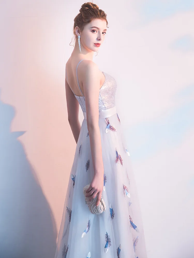 Женские Qipao Slash шеи Длинные вечерние платья Ципао современный с низким вырезом на