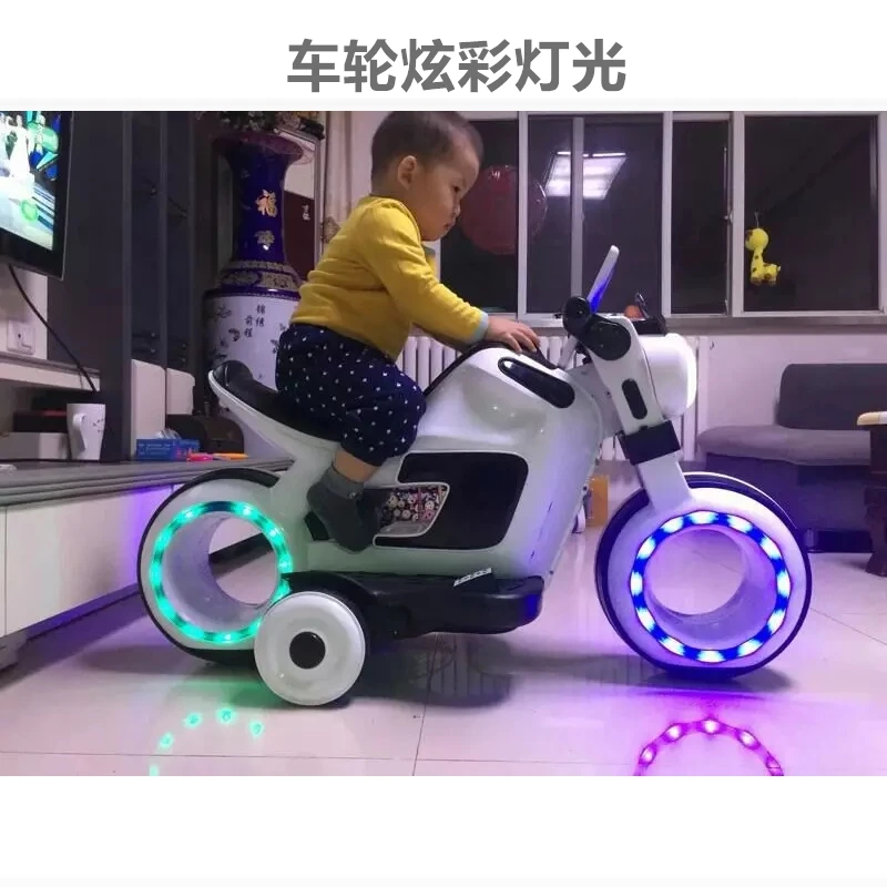 

CX Children's Electric Motor Oversized Tricycle 3-6 Years Old Children Can Sit Baby Toys Rechargeable Battery