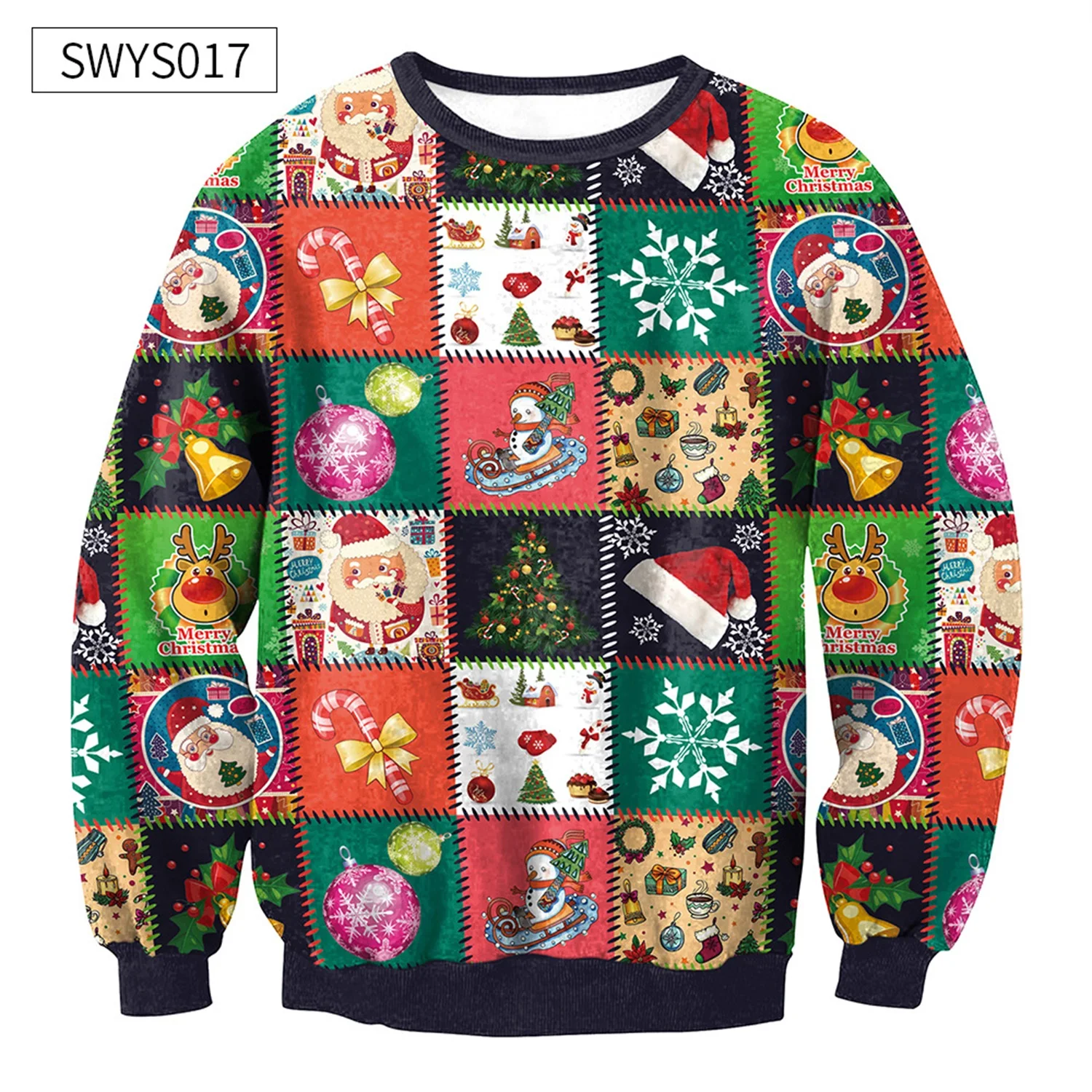 

Men Women Ugly Christmas Sweaters Autumn Winter Sweatshirts Jumpers Tops 3D Funny Printed Holiday Party Casual Xmas Sweatshirt