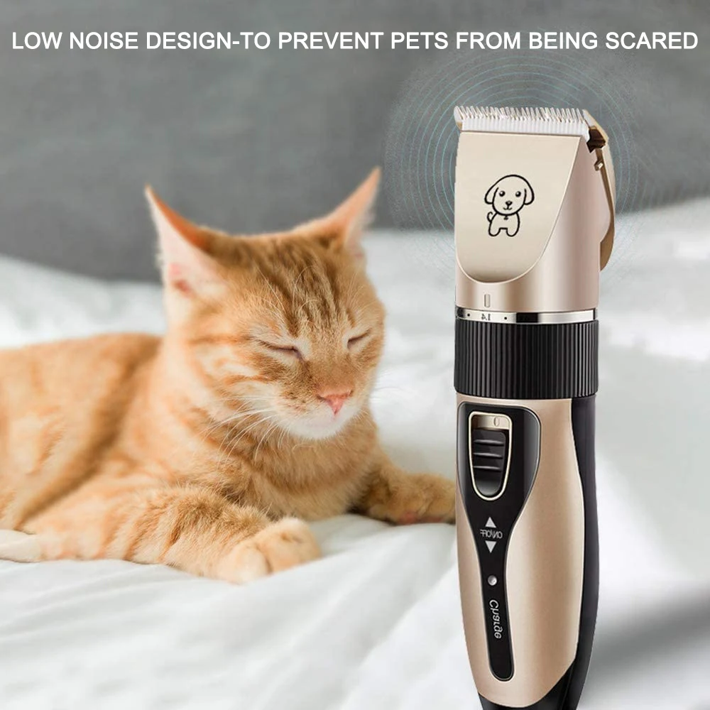 Профессиональный набор для ухода за шерстью перезаряжаемый триммер кошек и