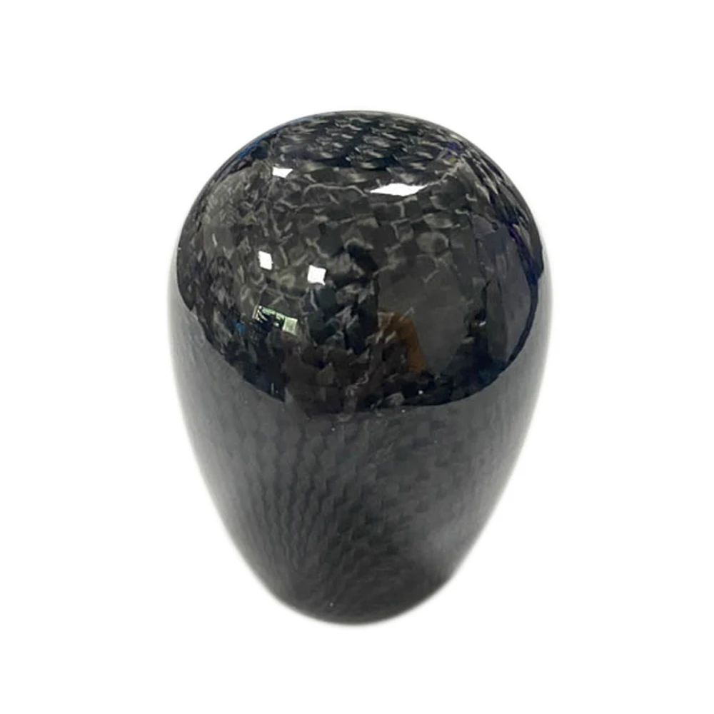 Автомобильная черная ручка переключения передач из настоящего углеродного