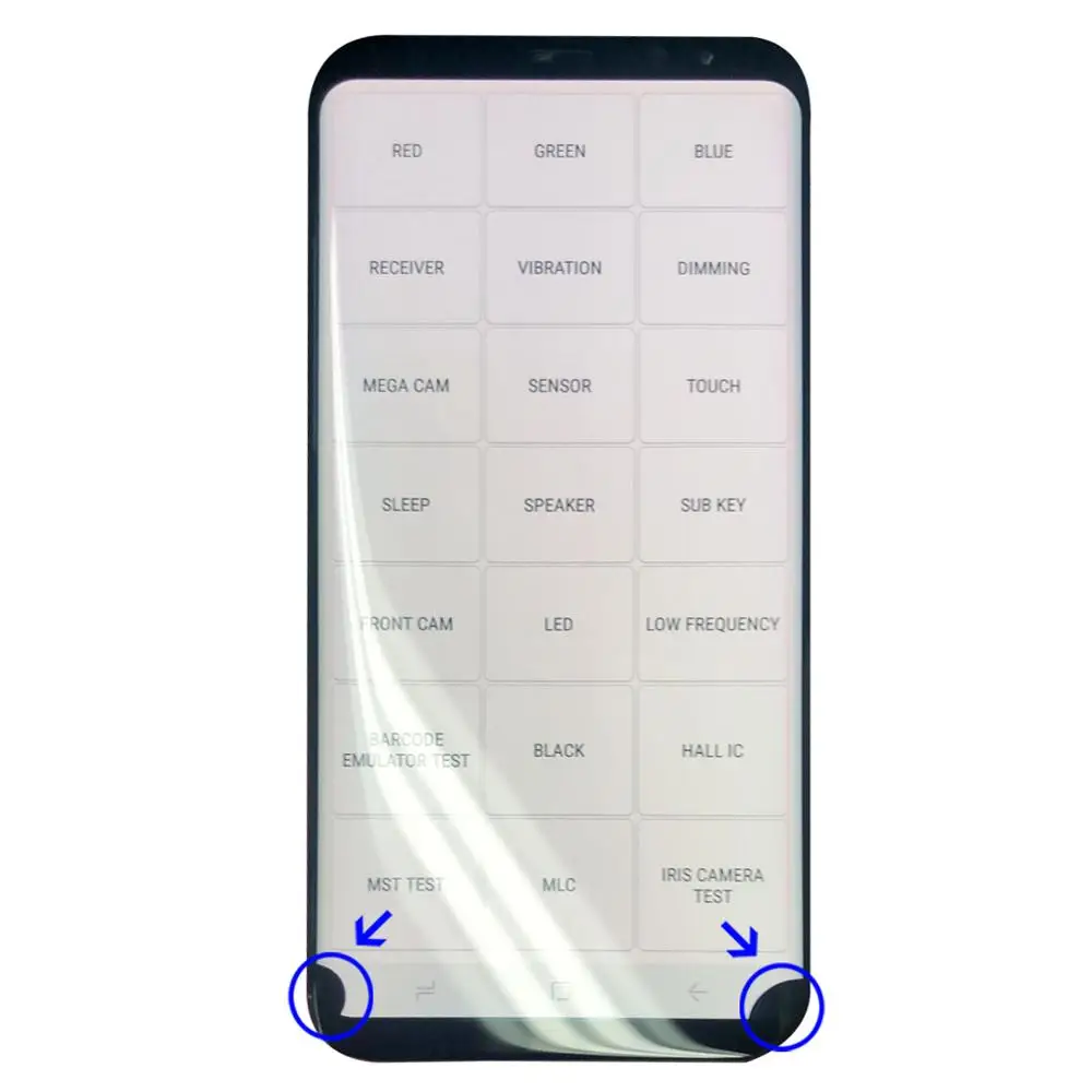 Super Amoled для Samsung Galaxy S8 G950 S8plus G955 G955F сенсорный экран дигитайзер с точкой мертвых