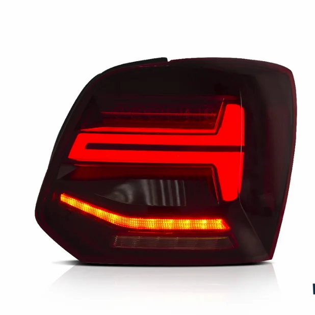 

VLAND factory for Car Tail Lamp for VW POLO Tail light 2011 2012 2013 2014 2015 2016 2017 for POLO LED Rear light moving signal