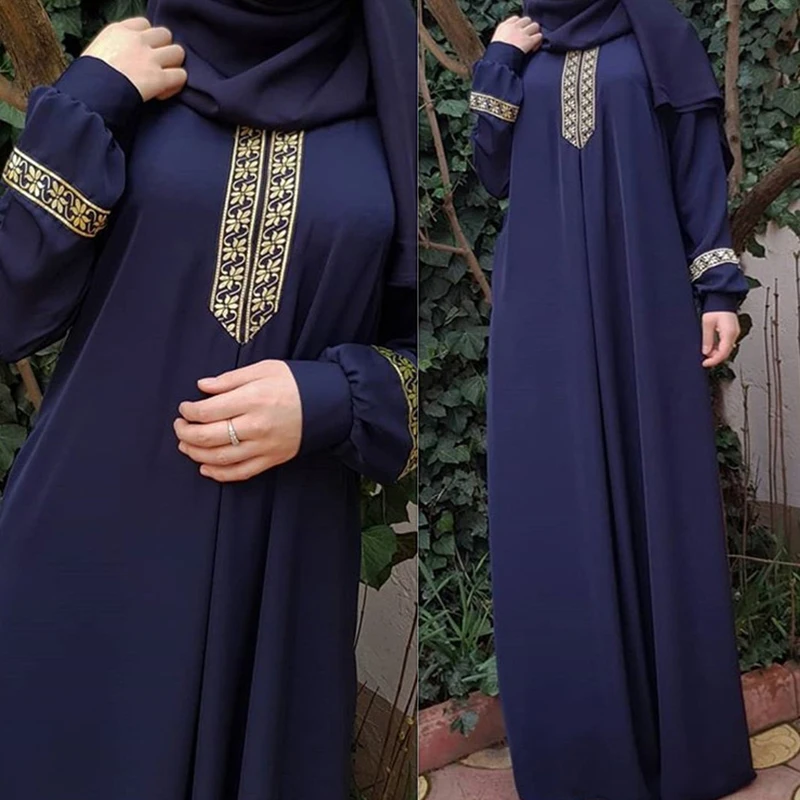 

2020 NEW Dubai kaftan Dress Muslim Party Abaya Women Arabic Lace Cardigain Patchwork turkey Islam Prayer caftan marocain dresses