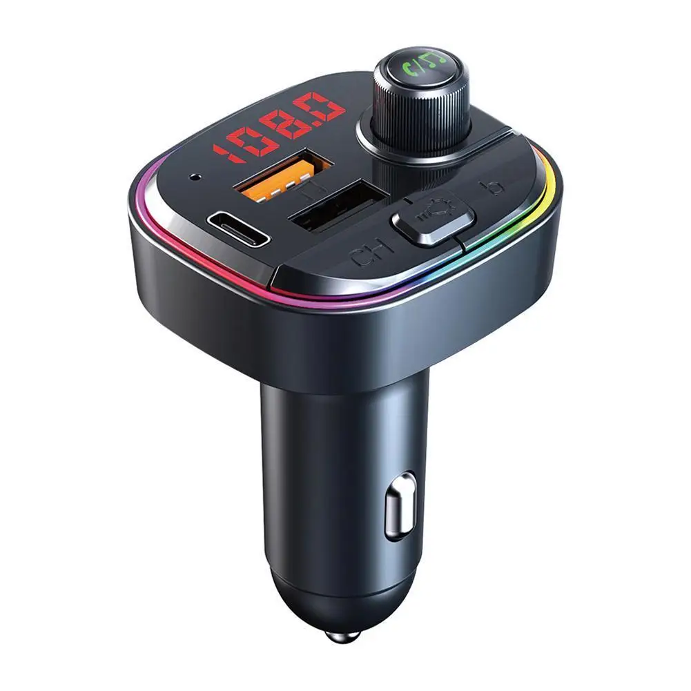 

Беспроводной автомобильный FM-передатчик с Bluetooth и USB-зарядным устройством