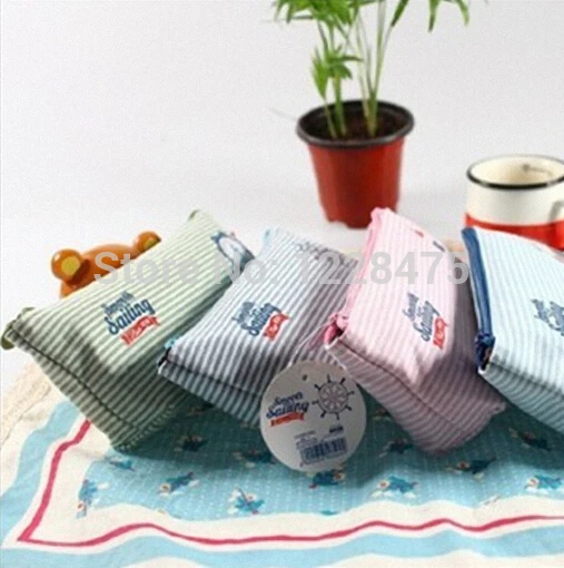 

1 шт./лот Новая Винтажная гладкая Парусная мешалка Сумочка для ручек и карандашей карманная Чистка сумка