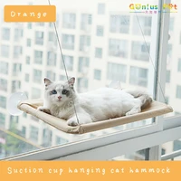 cat bed hanging bed bearing 20kg cat hammock cat window hammock bed with blanket detachable soft seat house for cats accessories