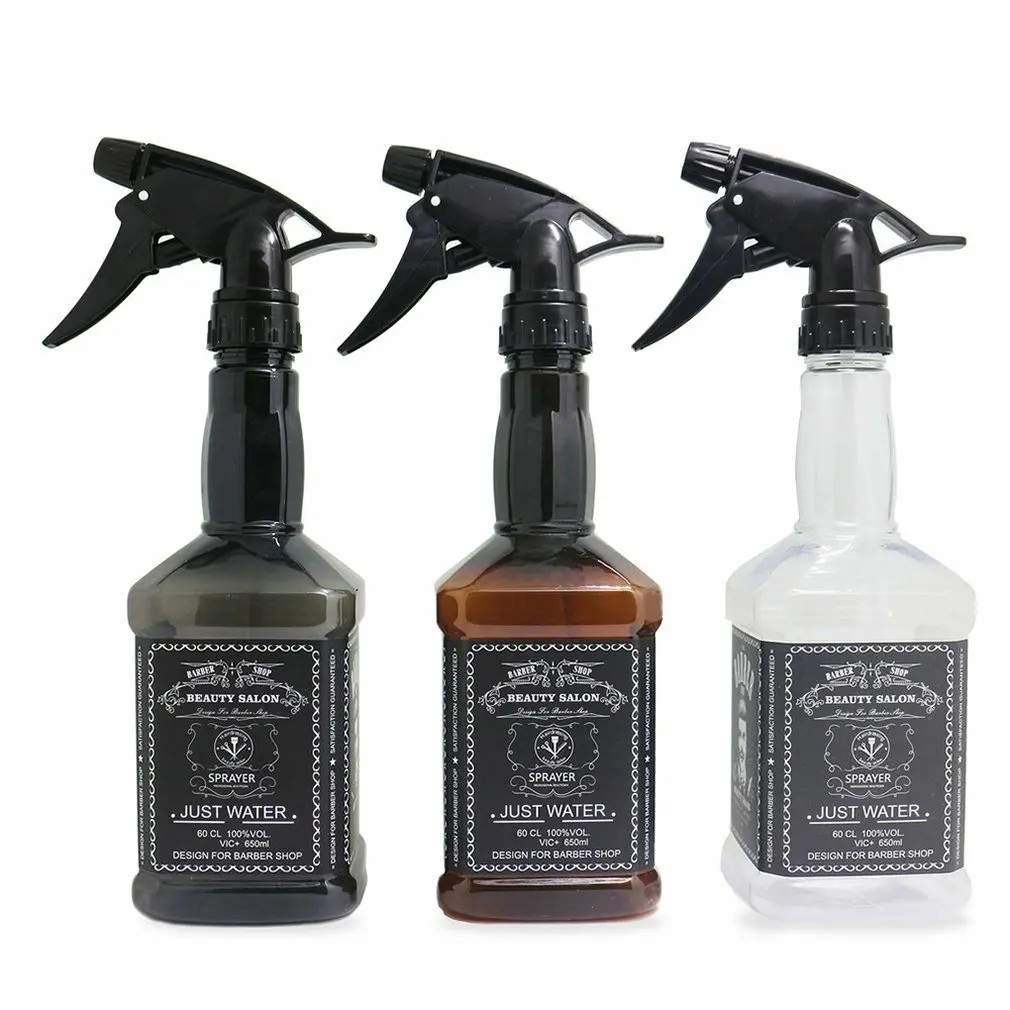 

Hairdressing Spray Bottle Water Sprayer Retro Whiskey Oil Irrigation Head Bottle Hairdresser Hairdressing Tools