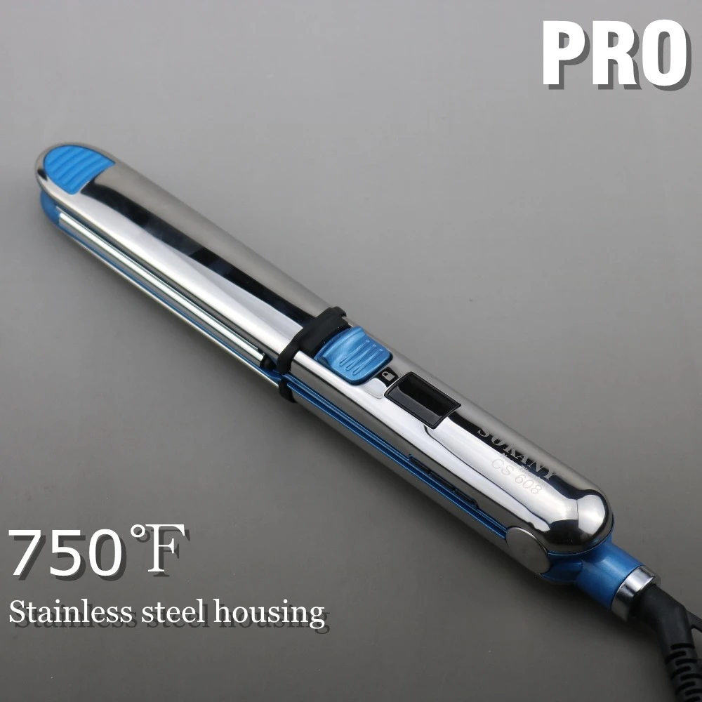 Max 750F Pro титановая плавающая пластина плоский Железный Выпрямитель для волос