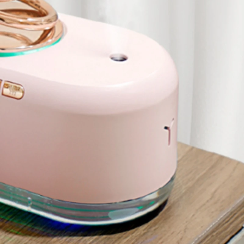 

300ML Suspended Double Ring USB Humidifier Portable Diffuser Air Mist Maker Mini Air Humidifier for Home Office