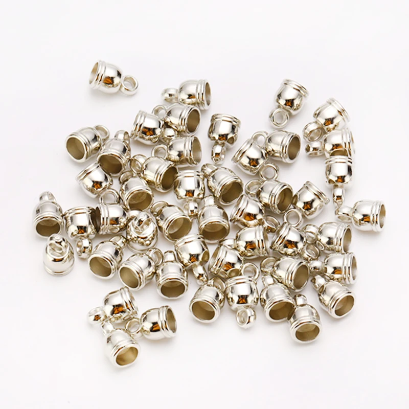 Концевые наконечники для ожерелья шапочки с кисточками бусины Концевики