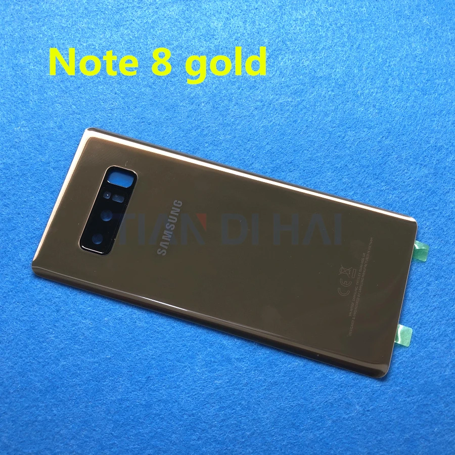 Задняя панель из стекла для Samsung Galaxy Note 9 N960 N960F 8 N950 N950F N950FD|Корпусы и рамки