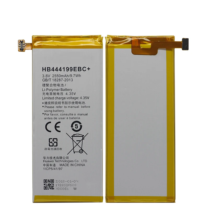 Новинка HB444199EBC + натуральная батарея для Huawei G660 L075 Honor 4C 2550mAh аккумулятор телефона