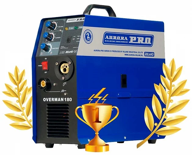 Инверторный сварочный полуавтомат AuroraPRO OVERMAN 180 (MOSFET)|Сварочные аппараты| |