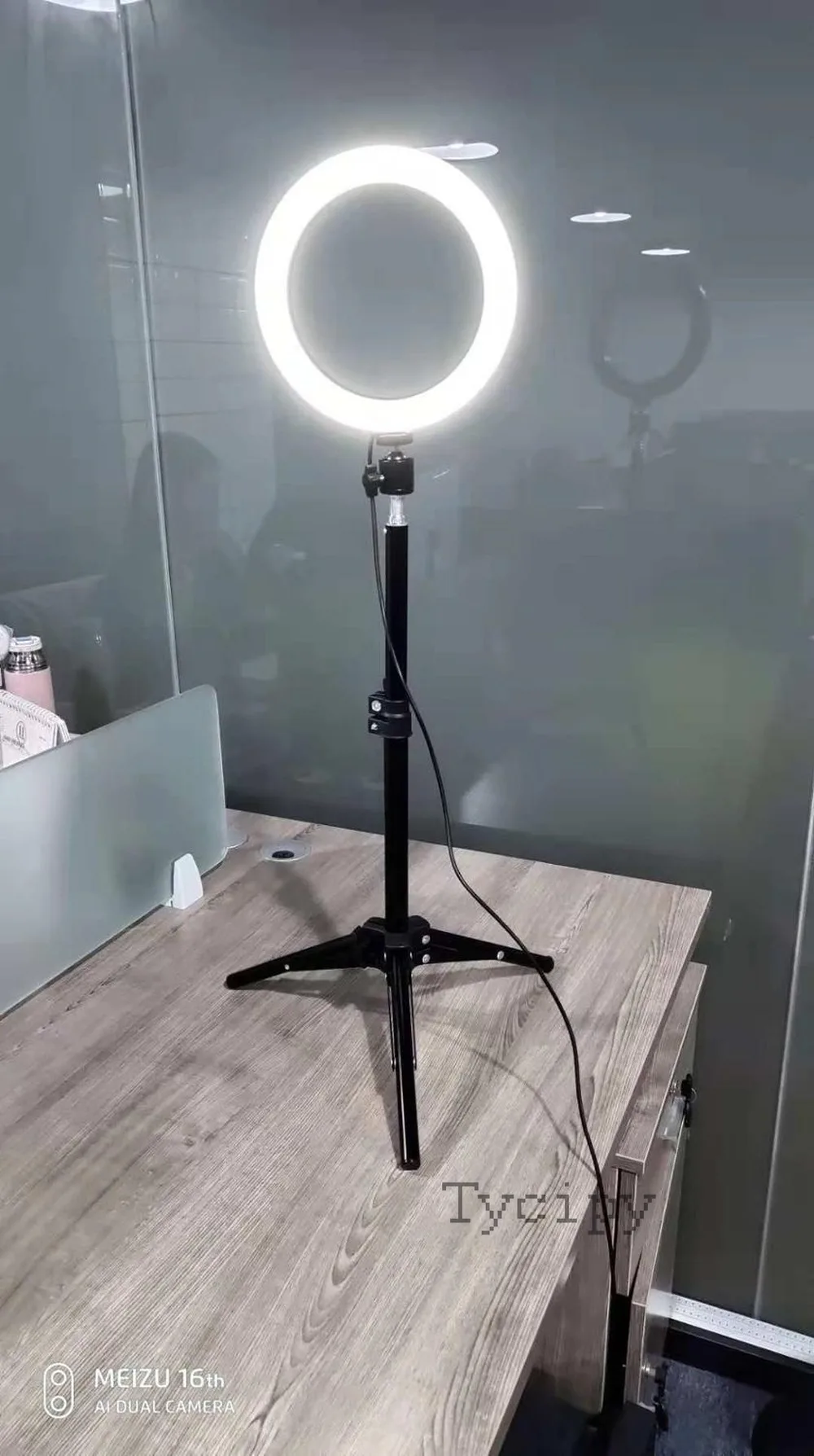 6 &quotSelfie Ring Light LED Studio Photo Ringlight с пультом дистанционного управления для штатива 0 5 м