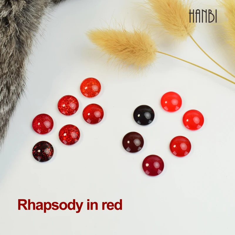 

HANBI Gel Nagellak Nails Art Manicure Semi Permanant Nail Gel Polish Flash Vernissen New Year Red Christmas Red Nail Polish