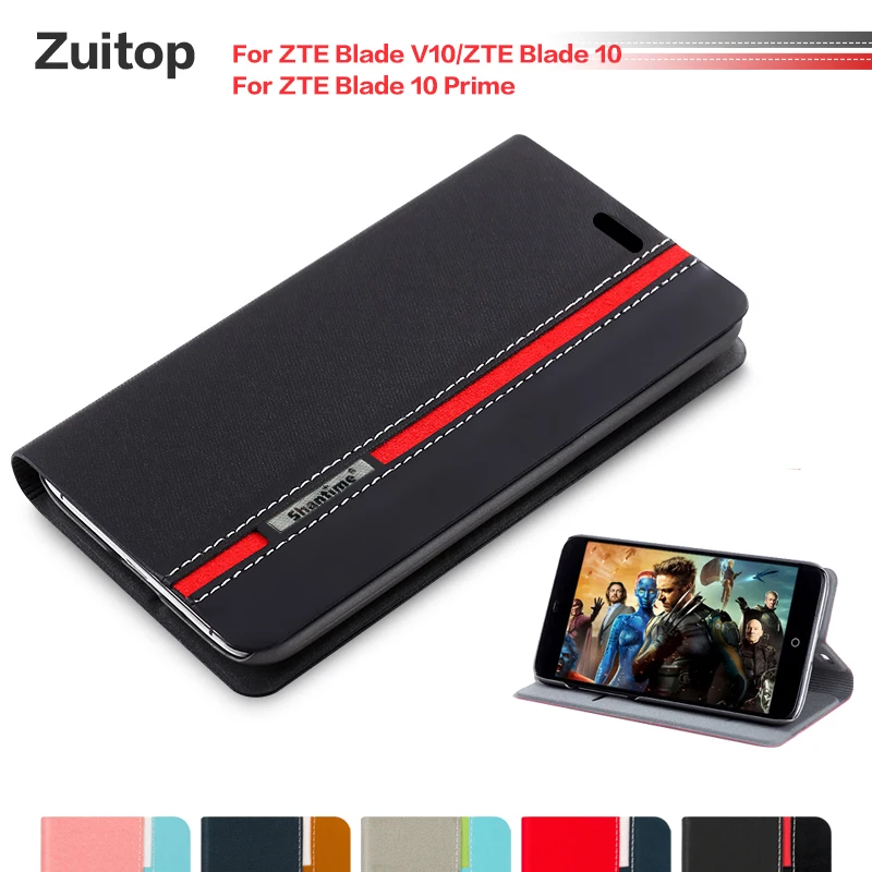 Ковбойский чехол из искусственной кожи для телефона ZTE Blade V10 чехол-книжка 10 Prime