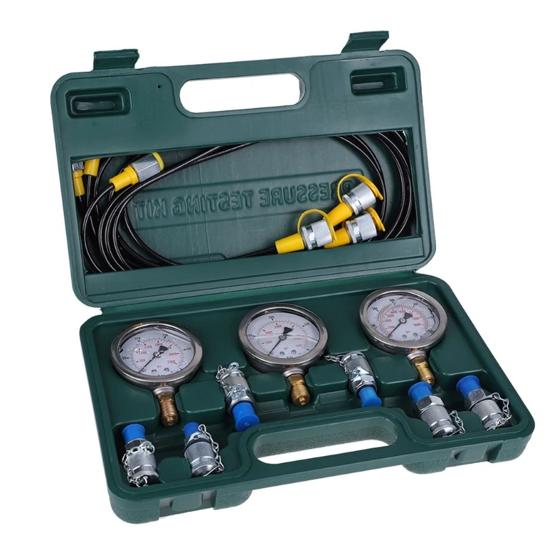 

S19Z Hydraulic Pressure Test Kit 250/400/600bar Hydraulic Gauge Kit Hydraulic Tester ,Professional & Durable