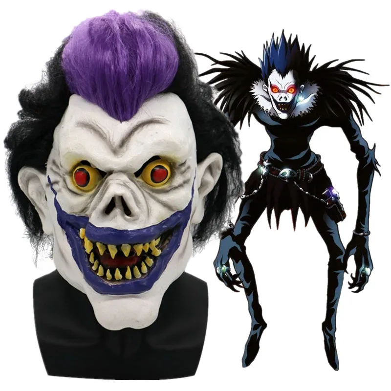 

DEATH NOTE Ryuk Mask Cosplay Helmets Latex Masks Props Halloween