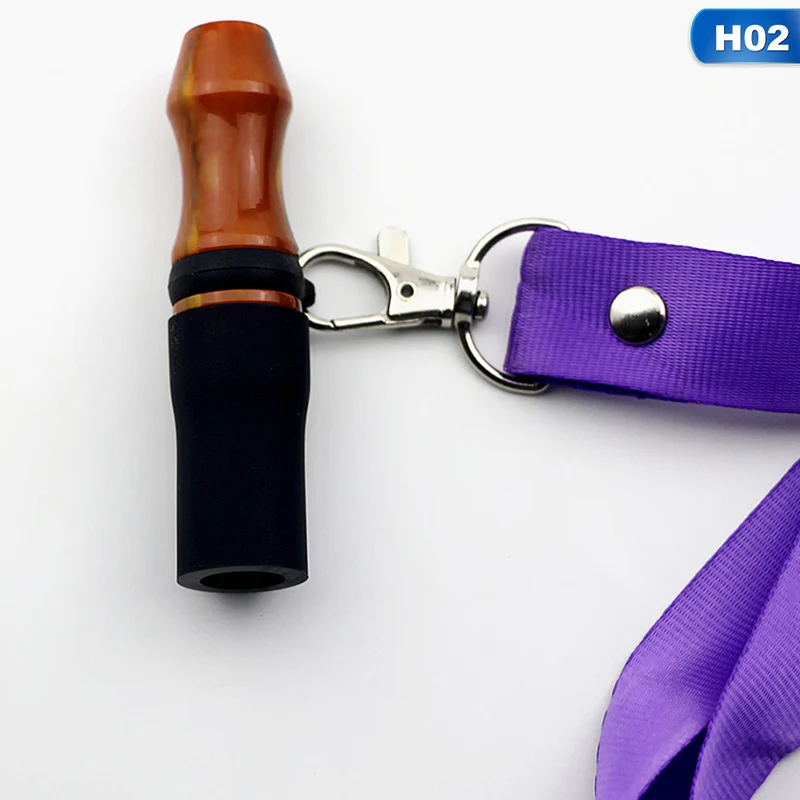H02 Древесный кальян мундштук Shisha силиконовый и пластиковый кончик рта Sheesha кальян наргиле шланг Прямая - Цвет: H02