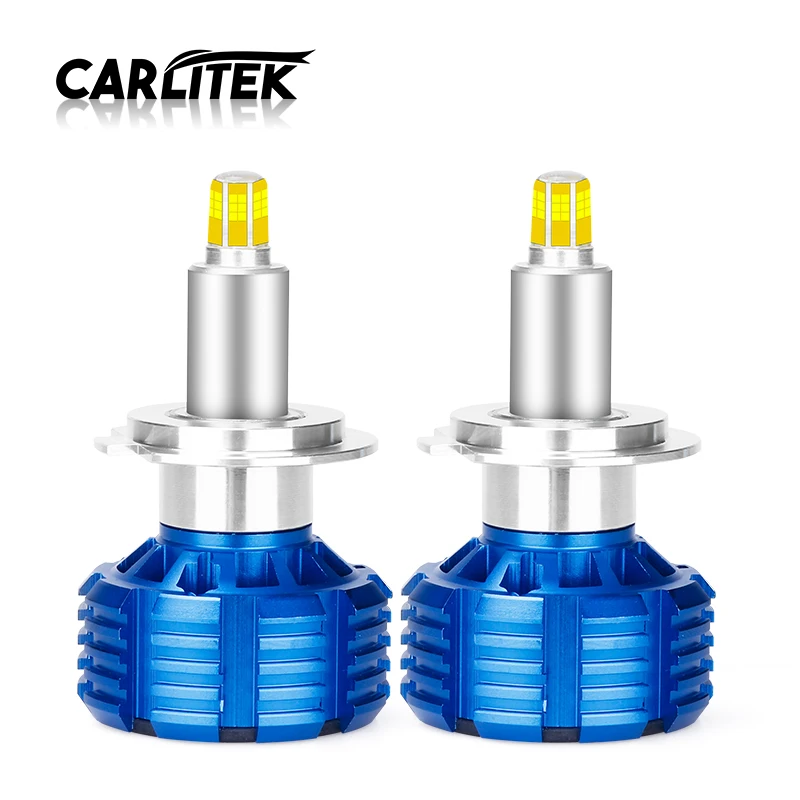 CARLitek 12 Сторон Мини Автомобильный свет h 11 led H7 H3 H1 9005 HB4 фары светодиодные противотуманные фары 15000LM 6000K nebbia без слепых зон