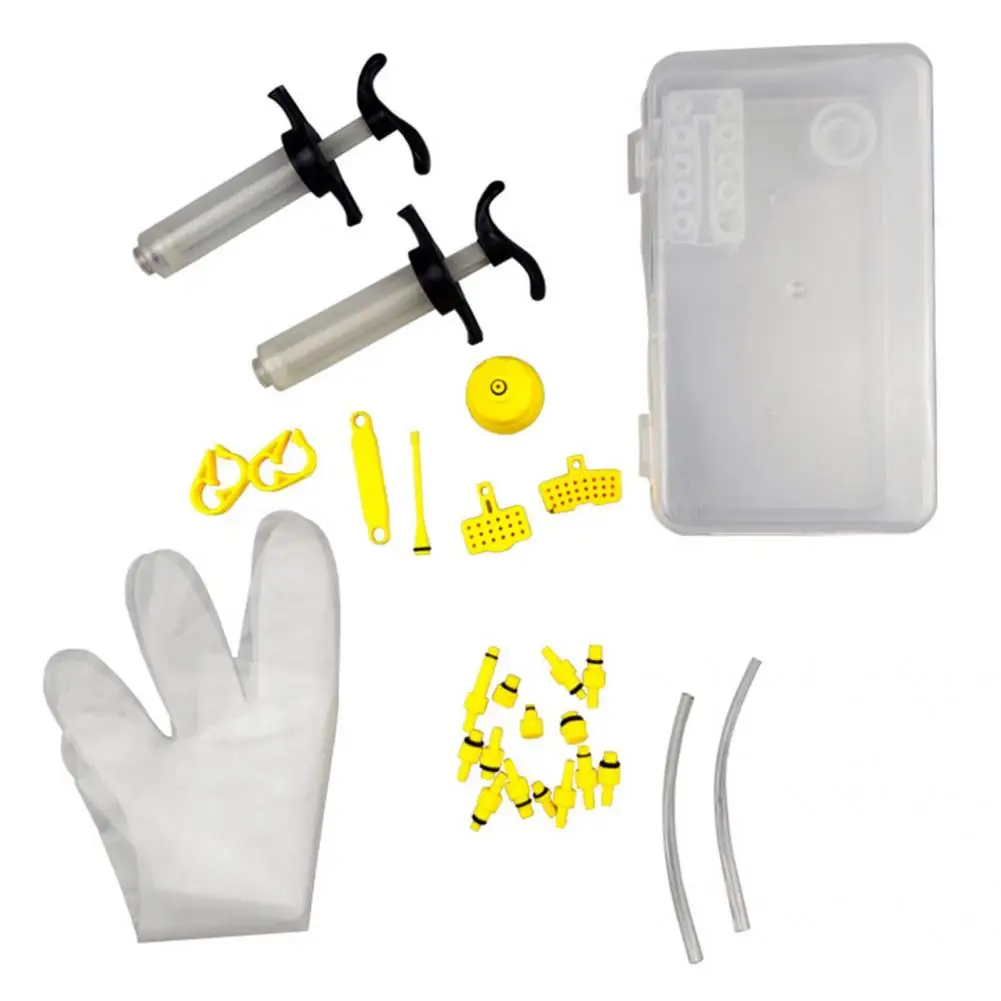 

Plastic 1Set Pragmatic Bike Hydraulic Oil Injection Kits Easy to Carry Brake Repair Tools Solid for Travel