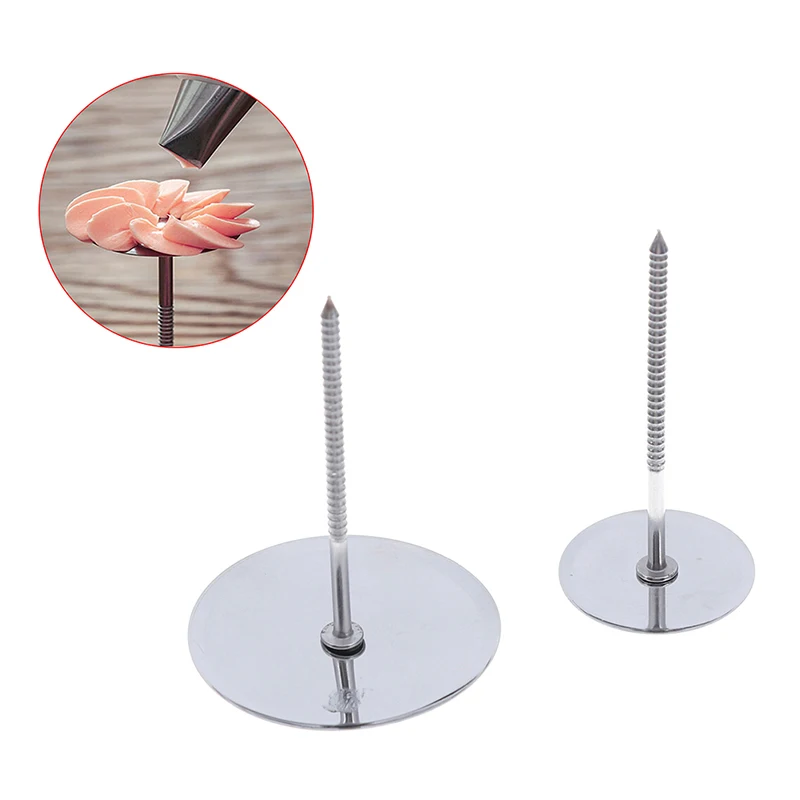 

1 x Flower Nail Stainless Steel Cake Cupcake Decor Tools for Icing Decorating