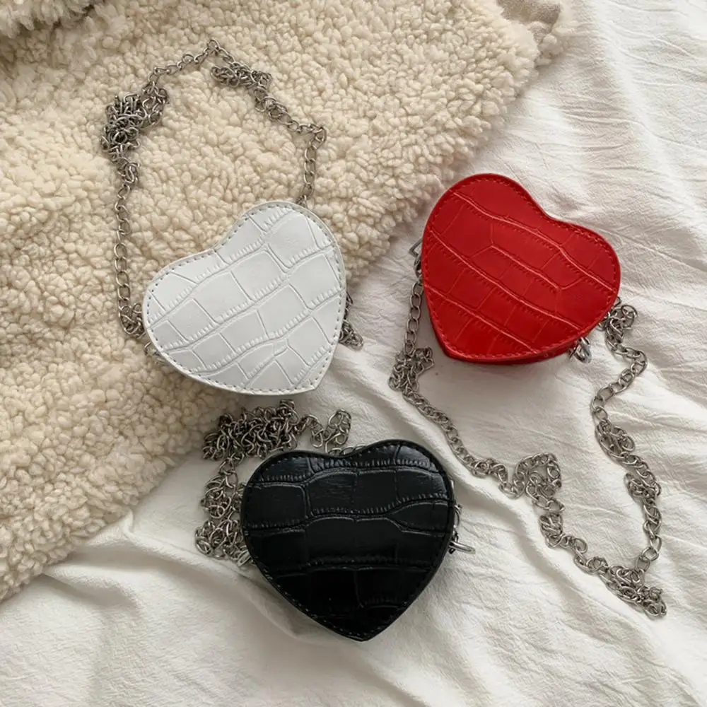 Женские кошельки и сумочка модная красная сумка через плечо в форме сердца