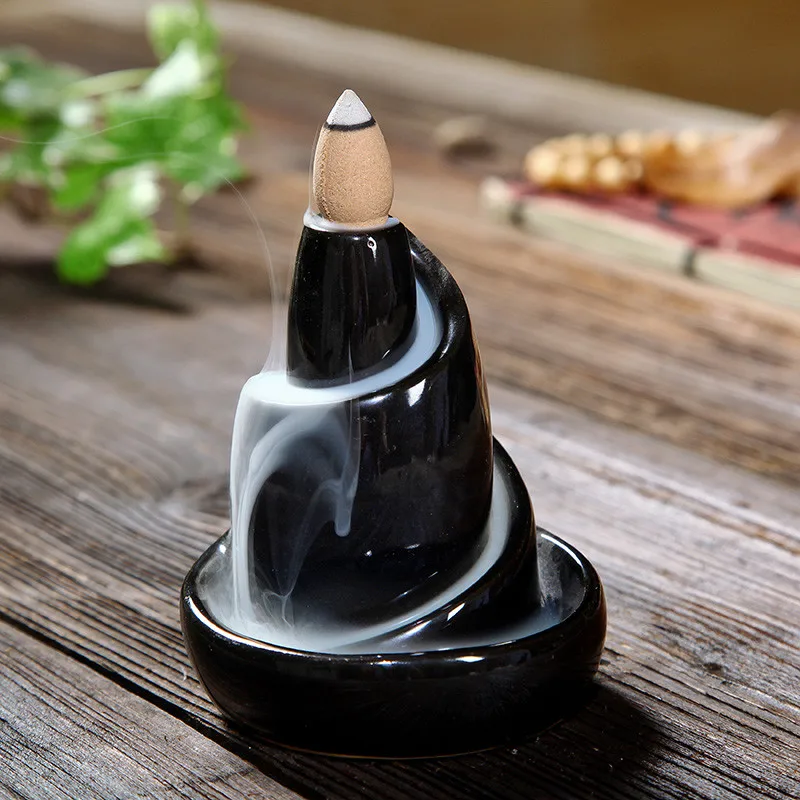 Керамический камень подвесная курильница горелка для благовоний гора река