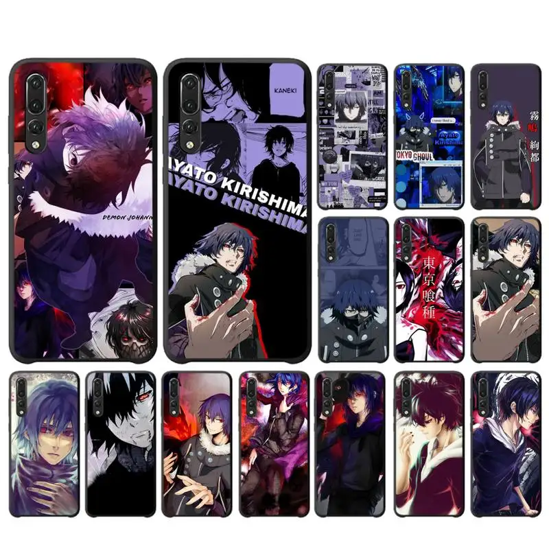 

MaiYaCa Kirishima Ayato Tokyo Ghoul Anime Phone Case for Huawei P30 40 20 10 8 9 lite pro plus Psmart2019