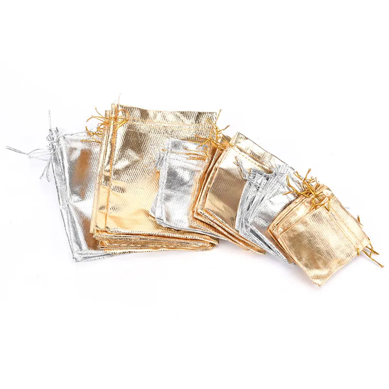 

Adjustable Jewelry Packing Drawstring Velvet Bag Drawable Organza Pouch Christmas Wedding Gift Jewelry Bag Silver/ 10pcs