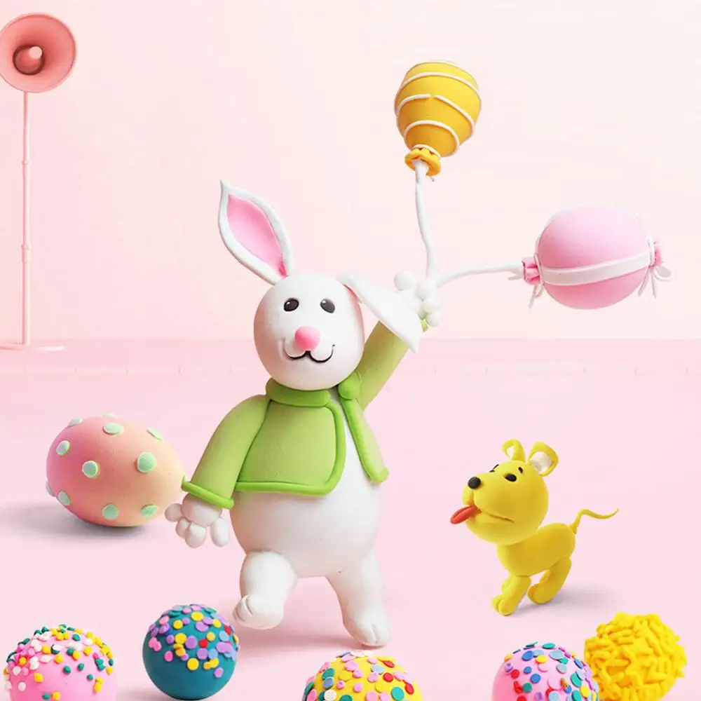 Пластилин для моделирования из сверхсветильник кой глины 36 цветов | Игрушки и