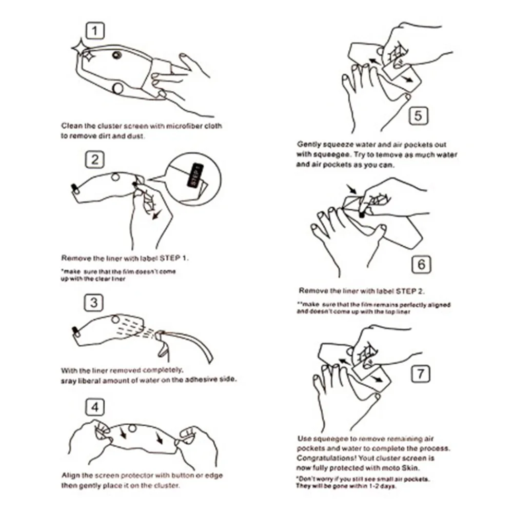 Защита экрана мотоцикла защитная пленка для приборной панели царапин Honda CBR650R CB650R